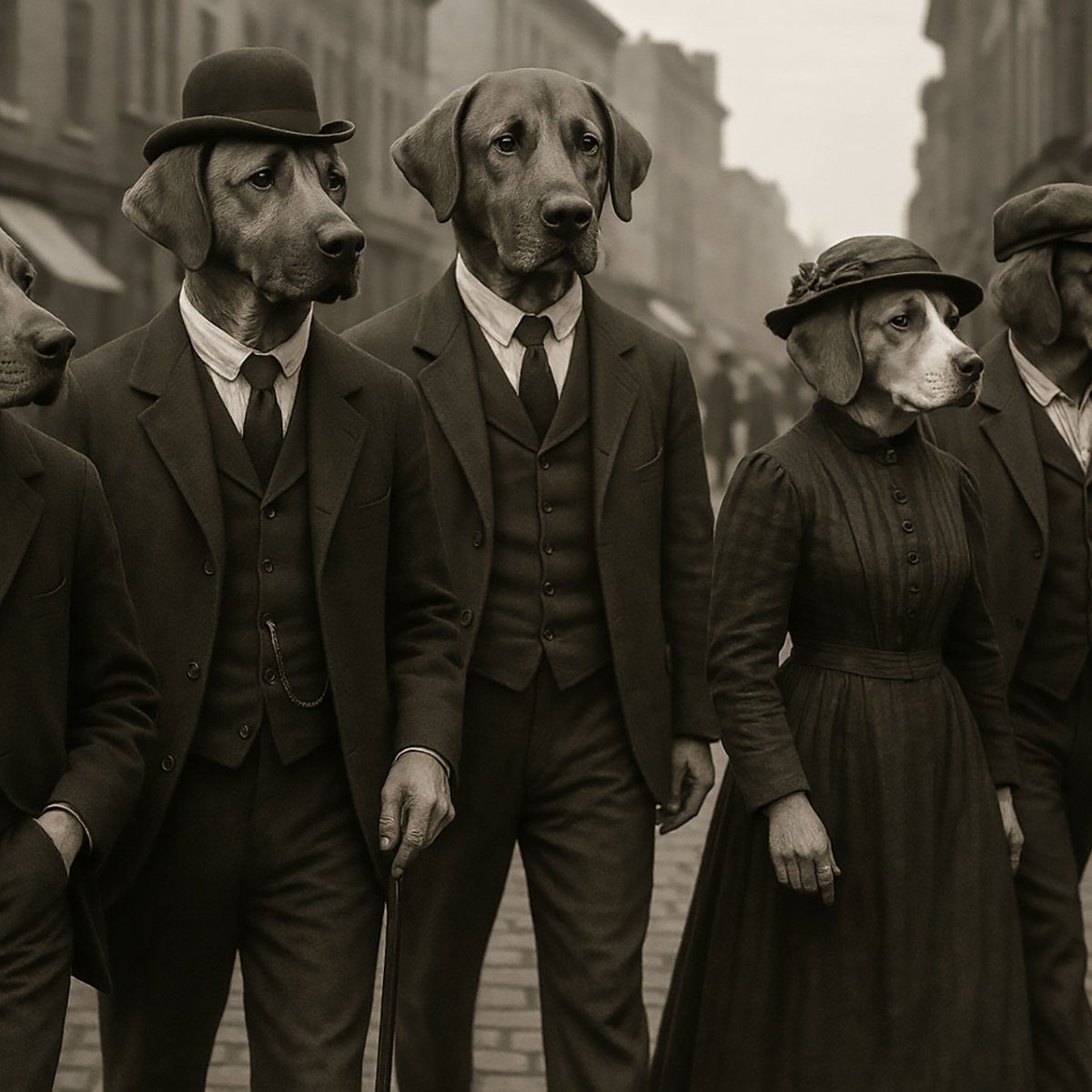 DOG-FACED People: We Existed! Humanity:&nbsp;Nah!