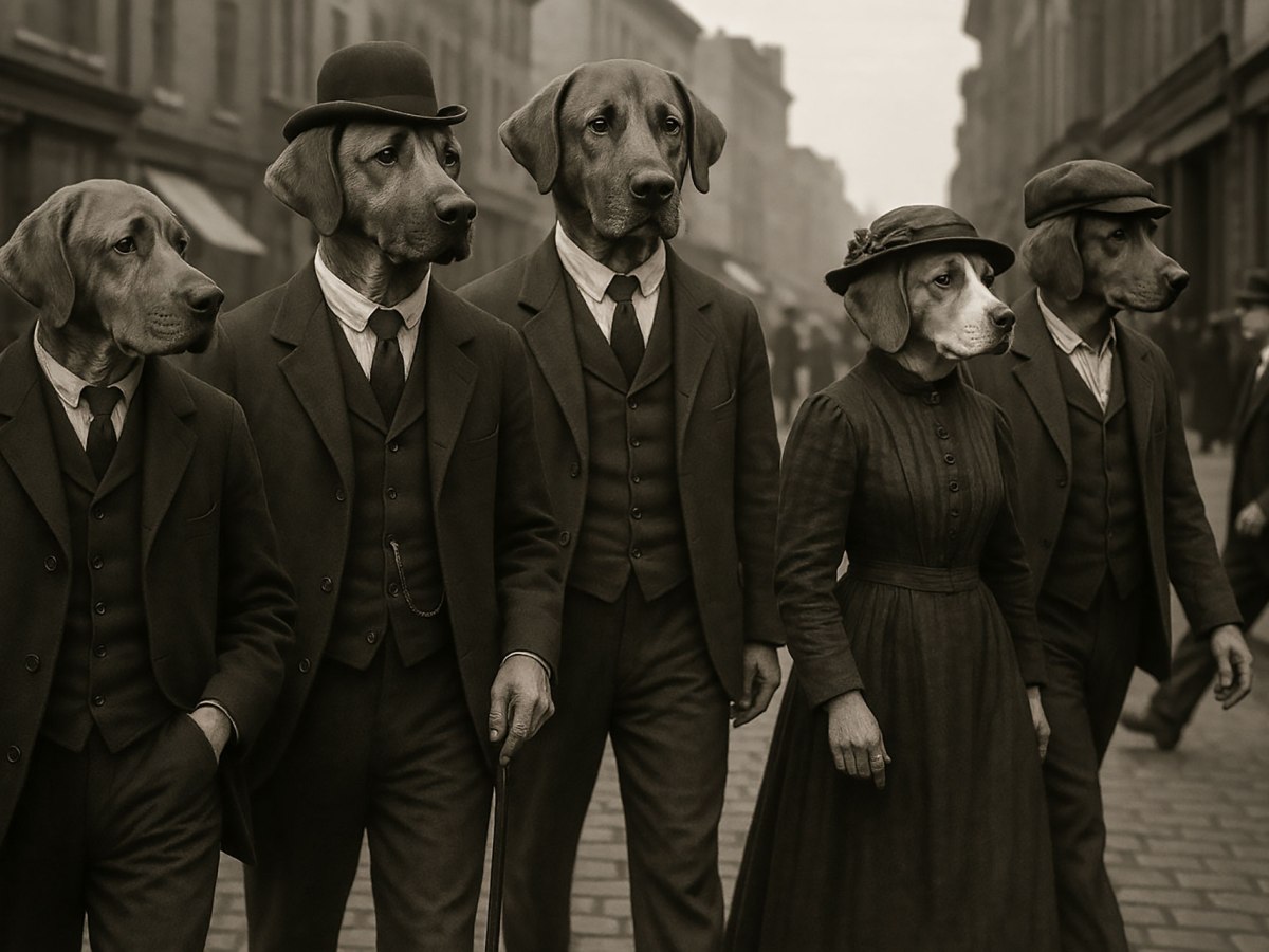 DOG-FACED People: We Existed! Humanity:&nbsp;Nah!